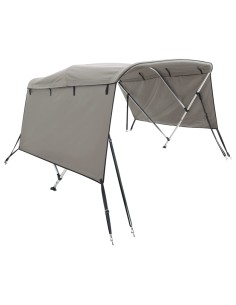 Bimini di Prua con Pareti Laterali 3 Archi 183x(185-198)x137cm 2
