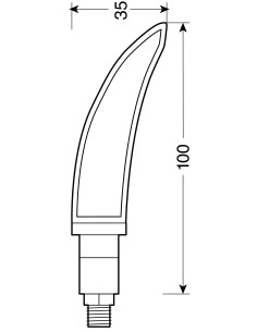 Katana, indicatori direzione a Led - 12V LED - Nero 2