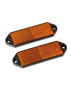 Catarifrangenti rettangolari - 90x35 mm - Arancio