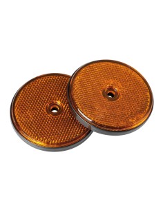 Catarifrangenti rotondi - Ø 65 mm - Arancio