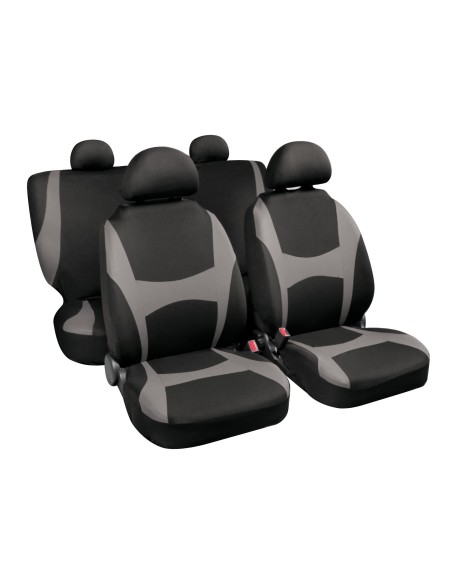 Capri, set fodere coordinate - Nero/Grigio