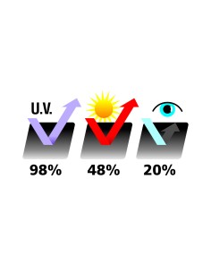 Diamant, pellicola oscurante - 300x75 cm - Grigio 2