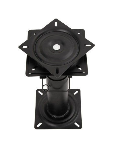 Supporti Sedile Barca 2pz Regolabile e Girevole a 360° Acciaio