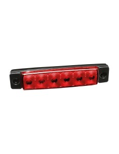 Luce ingombro - 6 Led - 12/24V - Rosso