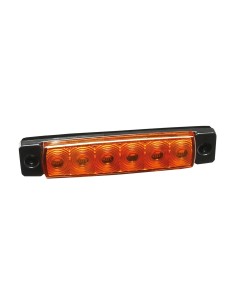 Luce ingombro - 6 Led - 12/24V - Arancio