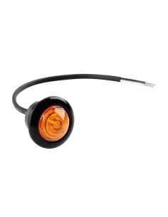 Luce ingombro - 1 Led - 12/24V - Arancio