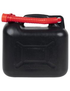 Taniche Carburante Beccuccio Flessibile 3 pz Nero 10 L Plastica 2