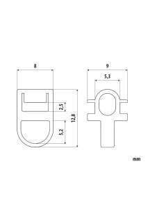 Scorrevoli per binari - G-2 - 25 pz 2