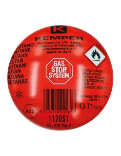 Cartuccia gas butano - 190 g 2