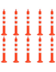 Dissuasori Traffico con Catena 10 pz 75 cm in PE