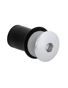 Screen Fit-Kits, kit dadi gommati con viti e rondelle (5 MA) - 10 pz - Argento 2