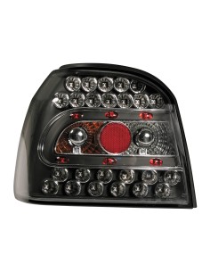 Coppia fanali posteriori LED - compatibile per  VW Golf III (8/91-8/97) - Nero