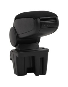 Bracciolo per Auto Nero 15x31x(28-44) cm in ABS