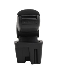 Bracciolo per Auto Nero 15x31x(28-44) cm in ABS 2