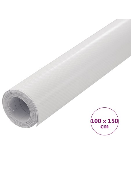 Pellicola per Auto 4D Bianca 100x150 cm