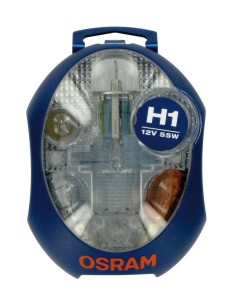 12V Kit Lampade di ricambio 12V - 1 pz  - Scatola Plast. - H1