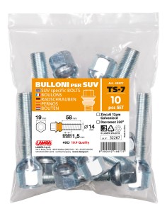 Set 10 bulloni sferici - TS7 - Busta 2