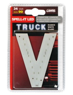 Spell-It Led, 90 mm, 24V - Bianco - V