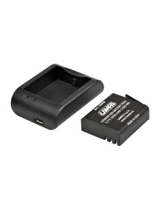 Kit carica batteria + batteria per action camera