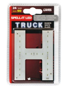 Spell-It Led, 90 mm, 24V - Bianco - H