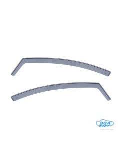Set deflettori aria anteriori ad incastro, tipo lungo - compatibile per Ford Focus 5p (03/11 05/18)