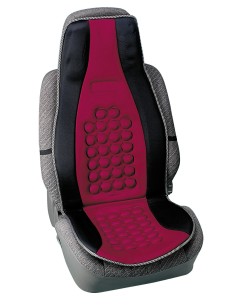 Pilot, schienale magnetico massaggiante - Nero/Rosso