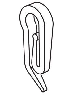 Ganci per tende - G-5 - 500 pz 2