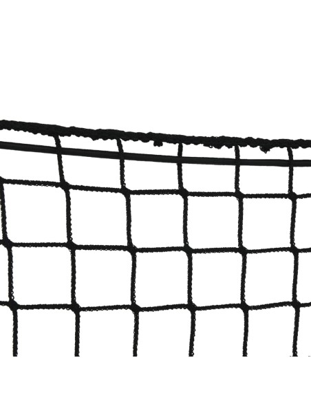 Rete per Rimorchio con Corda Elastica Nero 5x3,5 m in PP