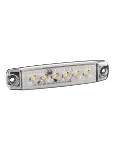 Set 20 pz, luce ingombro - 6 Led - 12/24V - Bianco
