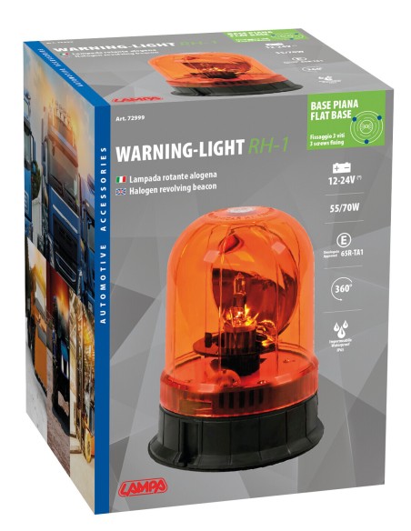 RH-1, luce di segnalazione alogena, 12/24V