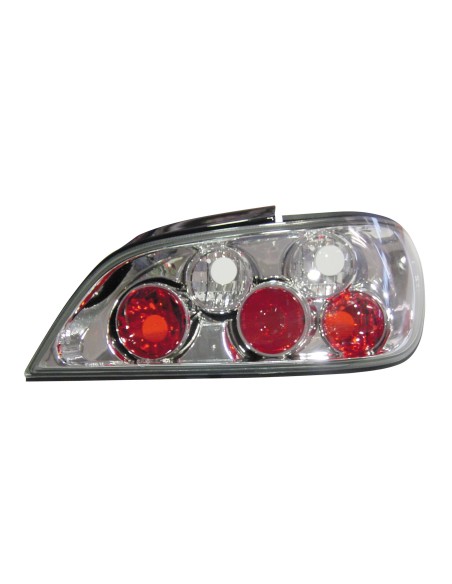 Coppia fanali posteriori - compatibile per  Peugeot 406 (5/99-5/03) - Cromo