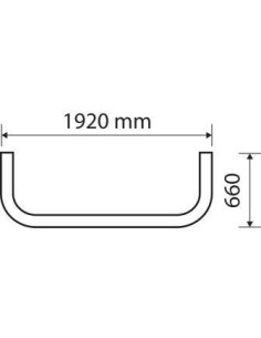 Barra portafari per tetto - Type 6 - compatibile per Scania R Serie 6 - Streamline (09/13 12/17) Highline 2