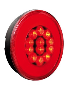 Rear fog O-LED, fanale retronebbia e posizione a led, 12/24V 2