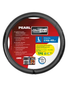 Pearl Black, coprivolante in Skeentex - L - Ø 46/48 cm