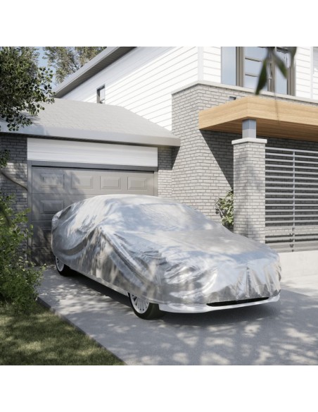 Copriauto per Berlina Cinghie con Fibbia Argento Pieno XXL PEVA