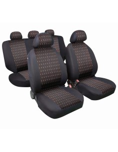 Square, set fodere coordinate in jacquard - Rosso