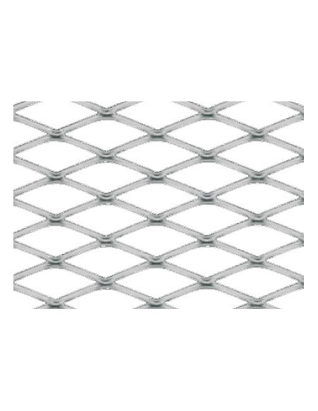 Racing Grill - Rombo medio 6x12 mm - 120x20 cm - Satinato