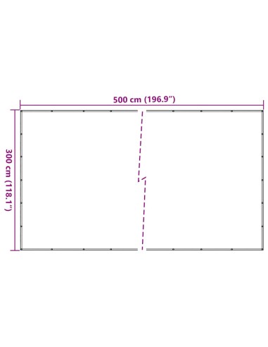 Rete per Container in HDPE 3x5 m Nera