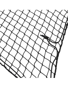 Rete per Rimorchio con Corda Elastica Nero 3x2 m in PP 2