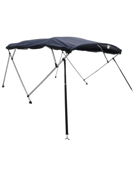 Bimini di Prua Pareti Laterali Rete 4 Archi 243x(185-198)x137cm