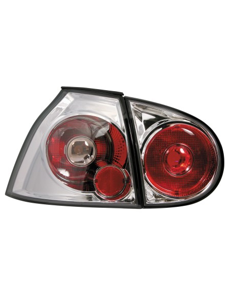 Coppia fanali posteriori - compatibile per  VW Golf V (10/03 ) - Cromo