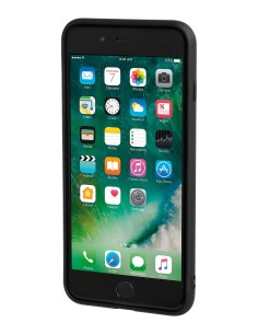 Duo pocket, cover bicolore con inserti metallici - Apple iPhone 7 Plus / 8 Plus - Nero/Rosso