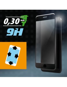Phantom, vetro temperato protettivo da bordo a bordo - Apple iPhone 6 / 6s - Glossy Black