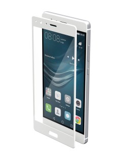 Phantom, vetro temperato protettivo da bordo a bordo - Huawei P9 - Glossy White