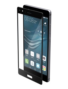Phantom, vetro temperato protettivo da bordo a bordo - Huawei P9 - Glossy Black