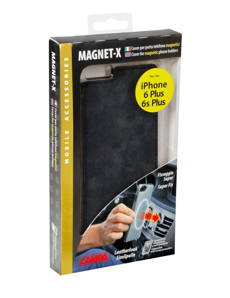 Magnet-X, cover per porta telefono magnetici - Apple iPhone 6 Plus / 6s Plus - Antracite