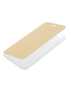 Clear Back, cover trasparente con sportello protettivo - Apple iPhone 6 Plus / 6s Plus - Oro