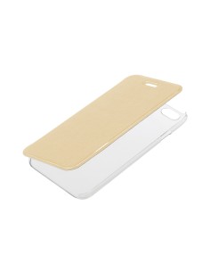 Clear Back, cover trasparente con sportello protettivo - Apple iPhone 6 / 6s - Oro