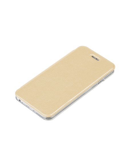 Clear Back, cover trasparente con sportello protettivo - Apple iPhone 6 / 6s - Oro