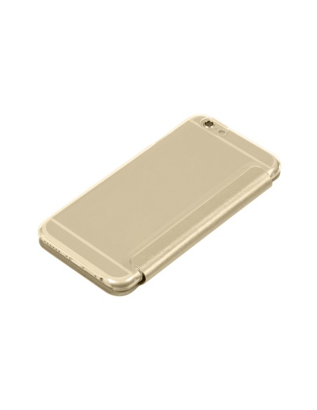 Clear Back, cover trasparente con sportello protettivo - Apple iPhone 6 / 6s - Oro